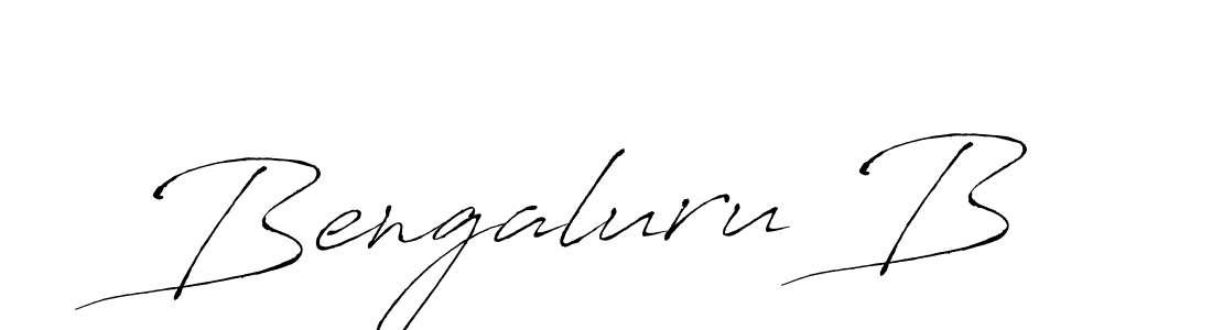 Bengaluru B stylish signature style. Best Handwritten Sign (Antro_Vectra) for my name. Handwritten Signature Collection Ideas for my name Bengaluru B. Bengaluru B signature style 6 images and pictures png