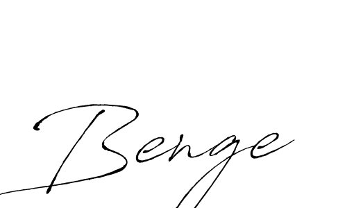 Use a signature maker to create a handwritten signature online. With this signature software, you can design (Antro_Vectra) your own signature for name Benge. Benge signature style 6 images and pictures png