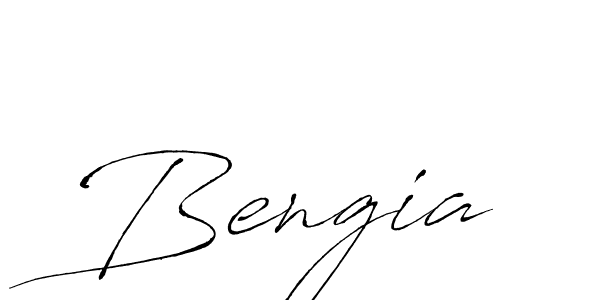 Design your own signature with our free online signature maker. With this signature software, you can create a handwritten (Antro_Vectra) signature for name Bengia. Bengia signature style 6 images and pictures png