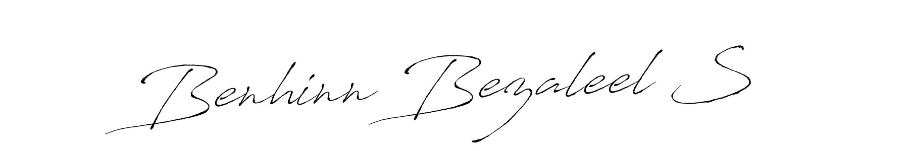 Antro_Vectra is a professional signature style that is perfect for those who want to add a touch of class to their signature. It is also a great choice for those who want to make their signature more unique. Get Benhinn Bezaleel S name to fancy signature for free. Benhinn Bezaleel S signature style 6 images and pictures png