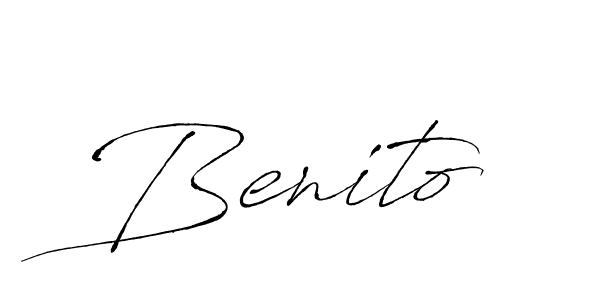 Antro_Vectra is a professional signature style that is perfect for those who want to add a touch of class to their signature. It is also a great choice for those who want to make their signature more unique. Get Benito name to fancy signature for free. Benito signature style 6 images and pictures png