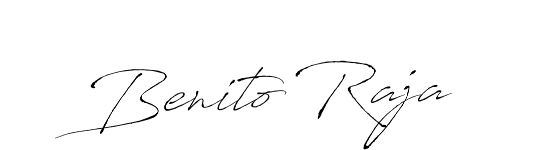 Create a beautiful signature design for name Benito Raja. With this signature (Antro_Vectra) fonts, you can make a handwritten signature for free. Benito Raja signature style 6 images and pictures png