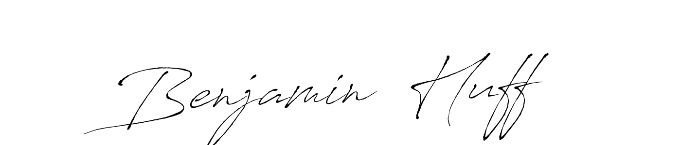 How to make Benjamin  Huff name signature. Use Antro_Vectra style for creating short signs online. This is the latest handwritten sign. Benjamin  Huff signature style 6 images and pictures png