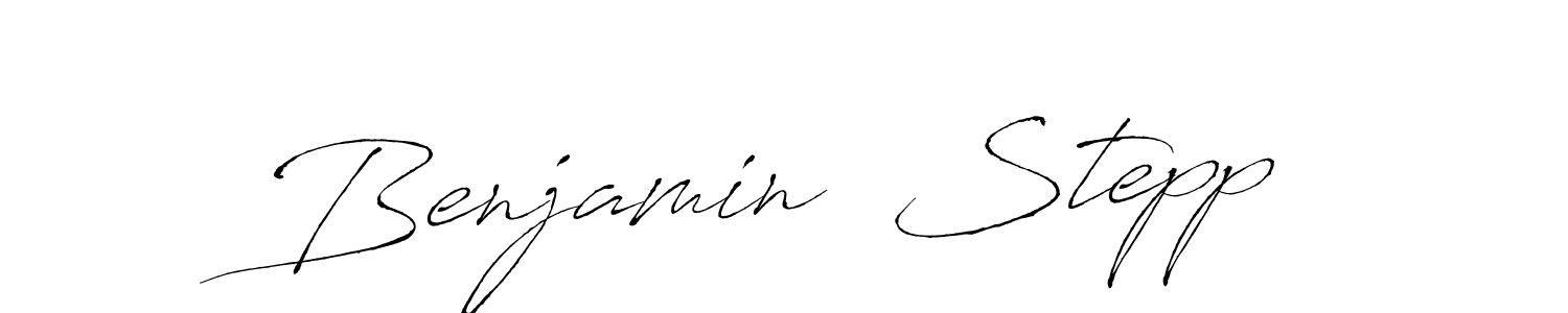 The best way (Antro_Vectra) to make a short signature is to pick only two or three words in your name. The name Benjamin  Stepp include a total of six letters. For converting this name. Benjamin  Stepp signature style 6 images and pictures png