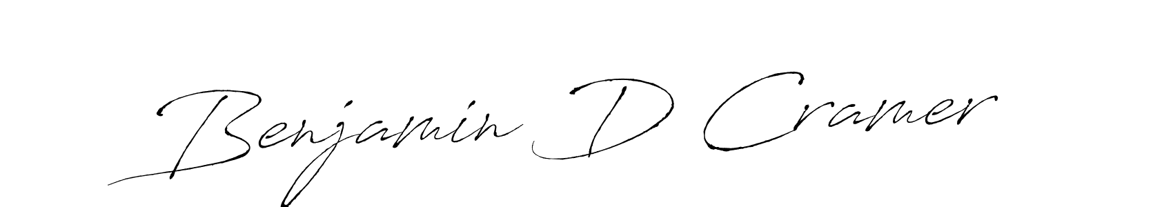 Make a beautiful signature design for name Benjamin D Cramer. With this signature (Antro_Vectra) style, you can create a handwritten signature for free. Benjamin D Cramer signature style 6 images and pictures png