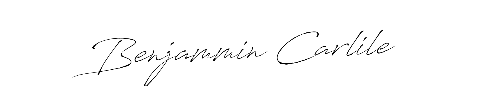 Benjammin Carlile stylish signature style. Best Handwritten Sign (Antro_Vectra) for my name. Handwritten Signature Collection Ideas for my name Benjammin Carlile. Benjammin Carlile signature style 6 images and pictures png