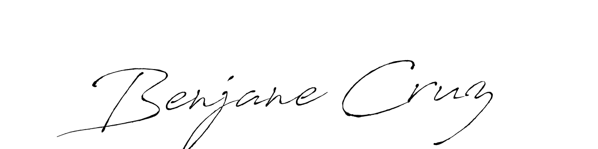 Create a beautiful signature design for name Benjane Cruz. With this signature (Antro_Vectra) fonts, you can make a handwritten signature for free. Benjane Cruz signature style 6 images and pictures png