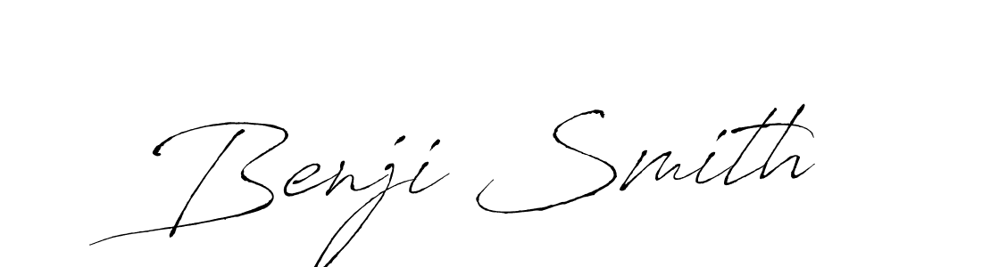 Benji Smith stylish signature style. Best Handwritten Sign (Antro_Vectra) for my name. Handwritten Signature Collection Ideas for my name Benji Smith. Benji Smith signature style 6 images and pictures png