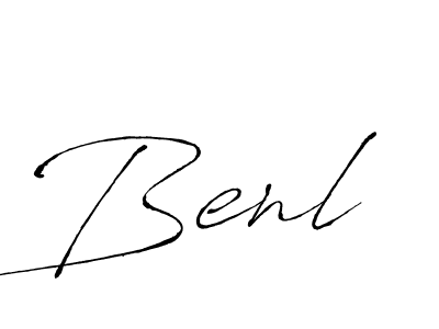 The best way (Antro_Vectra) to make a short signature is to pick only two or three words in your name. The name Benl include a total of six letters. For converting this name. Benl signature style 6 images and pictures png