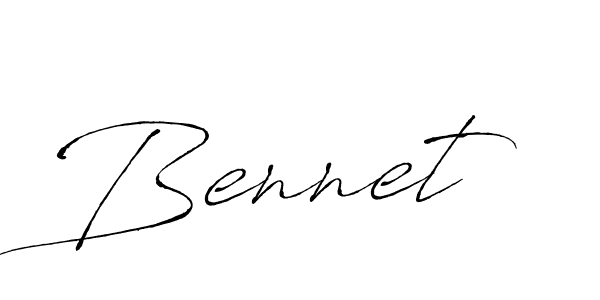 Make a beautiful signature design for name Bennet. With this signature (Antro_Vectra) style, you can create a handwritten signature for free. Bennet signature style 6 images and pictures png