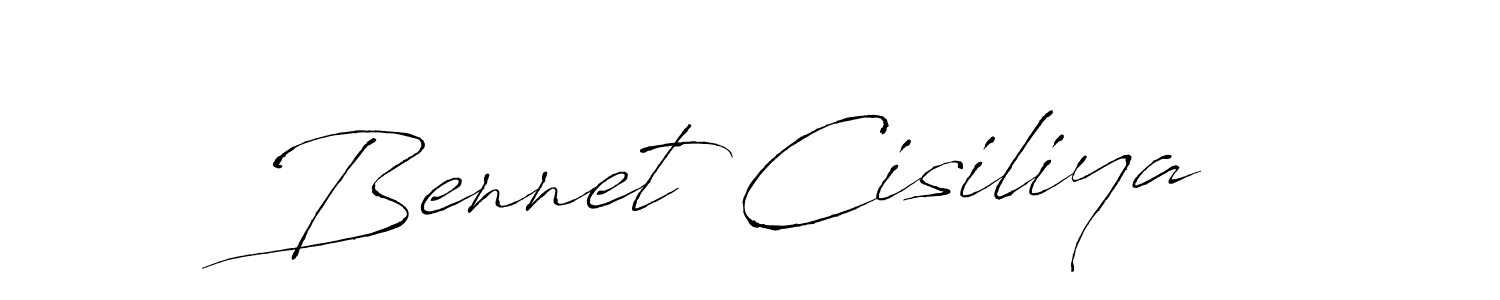 The best way (Antro_Vectra) to make a short signature is to pick only two or three words in your name. The name Bennet Cisiliya include a total of six letters. For converting this name. Bennet Cisiliya signature style 6 images and pictures png