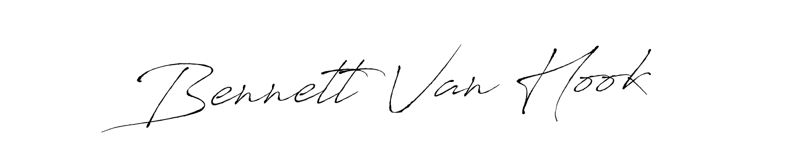 How to make Bennett Van Hook name signature. Use Antro_Vectra style for creating short signs online. This is the latest handwritten sign. Bennett Van Hook signature style 6 images and pictures png