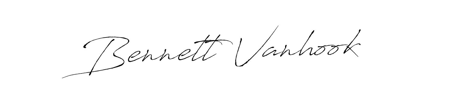 Similarly Antro_Vectra is the best handwritten signature design. Signature creator online .You can use it as an online autograph creator for name Bennett Vanhook. Bennett Vanhook signature style 6 images and pictures png