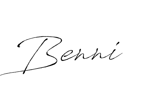 if you are searching for the best signature style for your name Benni. so please give up your signature search. here we have designed multiple signature styles  using Antro_Vectra. Benni signature style 6 images and pictures png