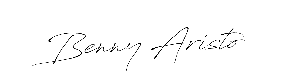 Make a beautiful signature design for name Benny Aristo. Use this online signature maker to create a handwritten signature for free. Benny Aristo signature style 6 images and pictures png