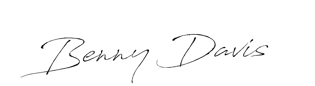 Design your own signature with our free online signature maker. With this signature software, you can create a handwritten (Antro_Vectra) signature for name Benny Davis. Benny Davis signature style 6 images and pictures png