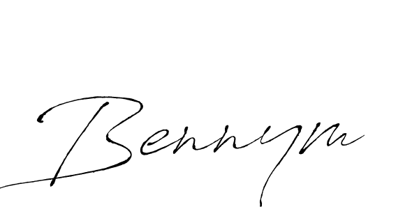 Also You can easily find your signature by using the search form. We will create Bennym name handwritten signature images for you free of cost using Antro_Vectra sign style. Bennym signature style 6 images and pictures png