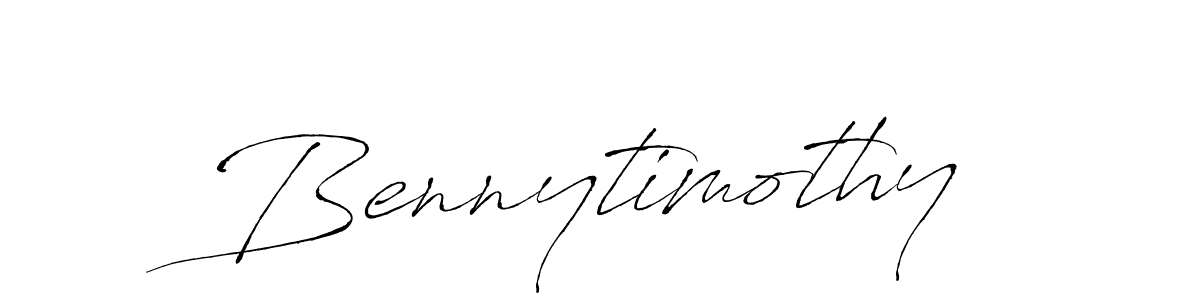 Create a beautiful signature design for name Bennytimothy. With this signature (Antro_Vectra) fonts, you can make a handwritten signature for free. Bennytimothy signature style 6 images and pictures png