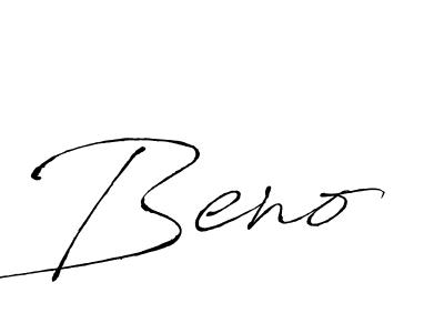 How to make Beno signature? Antro_Vectra is a professional autograph style. Create handwritten signature for Beno name. Beno signature style 6 images and pictures png