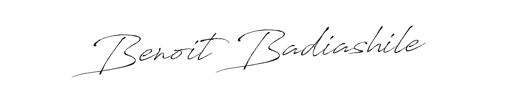 How to make Benoit Badiashile signature? Antro_Vectra is a professional autograph style. Create handwritten signature for Benoit Badiashile name. Benoit Badiashile signature style 6 images and pictures png