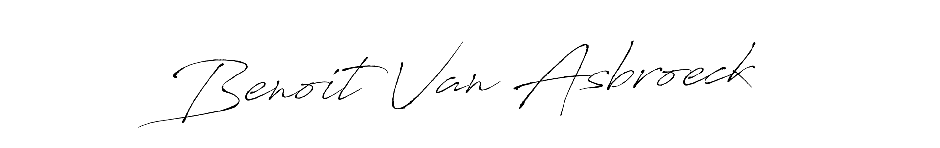 How to make Benoit Van Asbroeck signature? Antro_Vectra is a professional autograph style. Create handwritten signature for Benoit Van Asbroeck name. Benoit Van Asbroeck signature style 6 images and pictures png