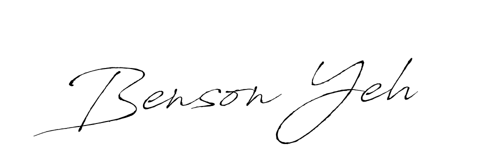 Also we have Benson Yeh name is the best signature style. Create professional handwritten signature collection using Antro_Vectra autograph style. Benson Yeh signature style 6 images and pictures png