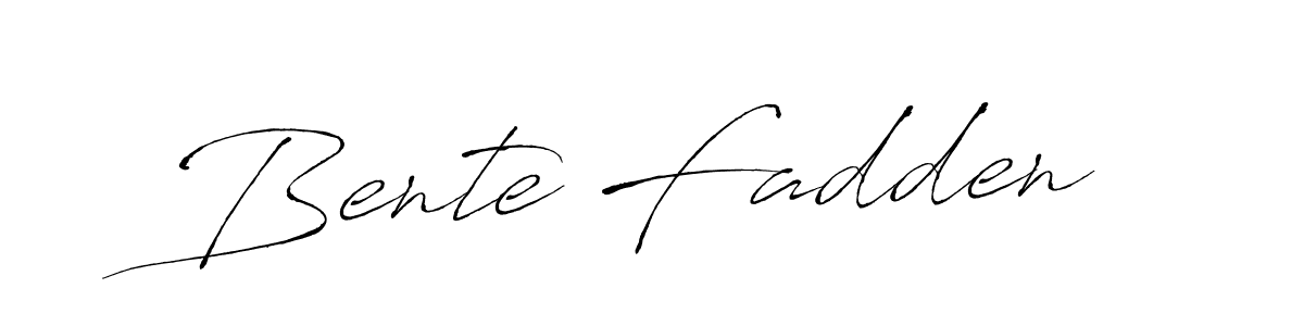 Make a beautiful signature design for name Bente Fadden. Use this online signature maker to create a handwritten signature for free. Bente Fadden signature style 6 images and pictures png