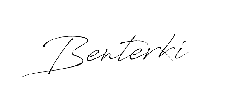 Once you've used our free online signature maker to create your best signature Antro_Vectra style, it's time to enjoy all of the benefits that Benterki name signing documents. Benterki signature style 6 images and pictures png