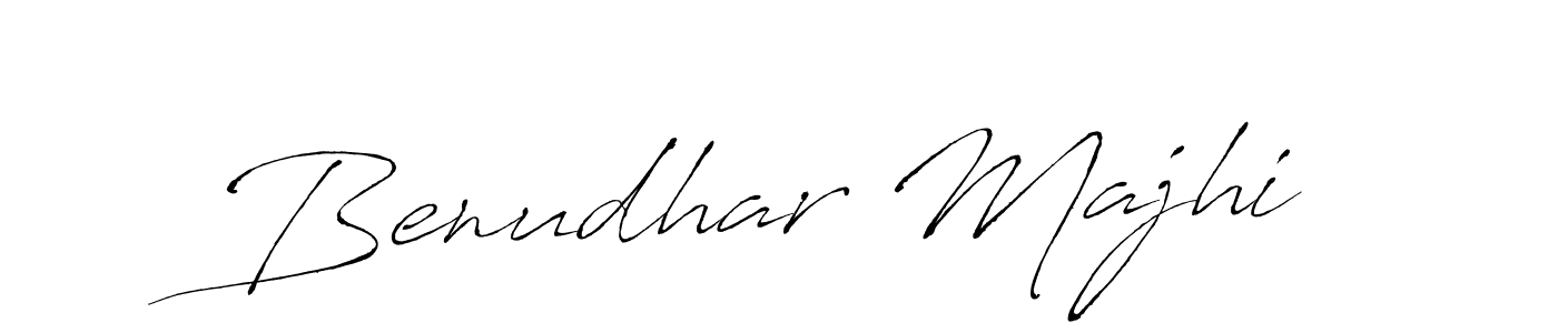 Make a beautiful signature design for name Benudhar Majhi. With this signature (Antro_Vectra) style, you can create a handwritten signature for free. Benudhar Majhi signature style 6 images and pictures png