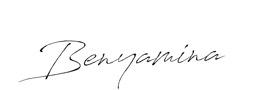 Use a signature maker to create a handwritten signature online. With this signature software, you can design (Antro_Vectra) your own signature for name Benyamina. Benyamina signature style 6 images and pictures png