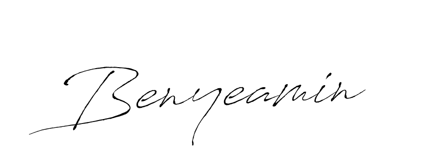 Make a beautiful signature design for name Benyeamin. With this signature (Antro_Vectra) style, you can create a handwritten signature for free. Benyeamin signature style 6 images and pictures png