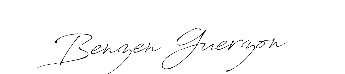 Make a beautiful signature design for name Benzen Guerzon. With this signature (Antro_Vectra) style, you can create a handwritten signature for free. Benzen Guerzon signature style 6 images and pictures png