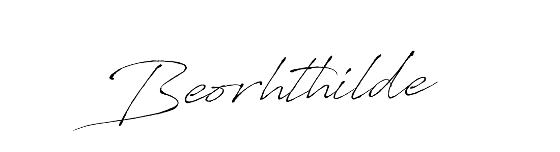 You should practise on your own different ways (Antro_Vectra) to write your name (Beorhthilde) in signature. don't let someone else do it for you. Beorhthilde signature style 6 images and pictures png