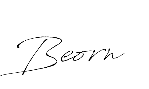 Use a signature maker to create a handwritten signature online. With this signature software, you can design (Antro_Vectra) your own signature for name Beorn. Beorn signature style 6 images and pictures png