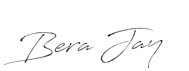 How to make Bera Jay name signature. Use Antro_Vectra style for creating short signs online. This is the latest handwritten sign. Bera Jay signature style 6 images and pictures png