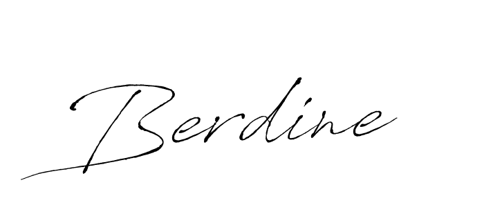 Similarly Antro_Vectra is the best handwritten signature design. Signature creator online .You can use it as an online autograph creator for name Berdine. Berdine signature style 6 images and pictures png