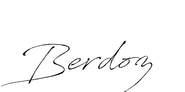 Make a beautiful signature design for name Berdoz. With this signature (Antro_Vectra) style, you can create a handwritten signature for free. Berdoz signature style 6 images and pictures png