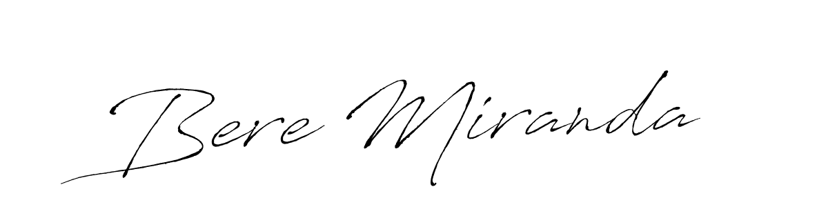 Once you've used our free online signature maker to create your best signature Antro_Vectra style, it's time to enjoy all of the benefits that Bere Miranda name signing documents. Bere Miranda signature style 6 images and pictures png