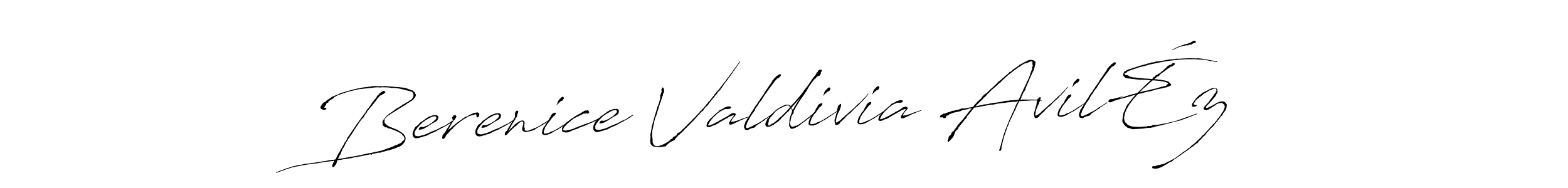 Make a beautiful signature design for name Berenice Valdivia AvilÉz. Use this online signature maker to create a handwritten signature for free. Berenice Valdivia AvilÉz signature style 6 images and pictures png