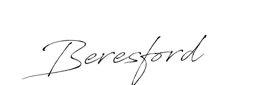 Antro_Vectra is a professional signature style that is perfect for those who want to add a touch of class to their signature. It is also a great choice for those who want to make their signature more unique. Get Beresford name to fancy signature for free. Beresford signature style 6 images and pictures png