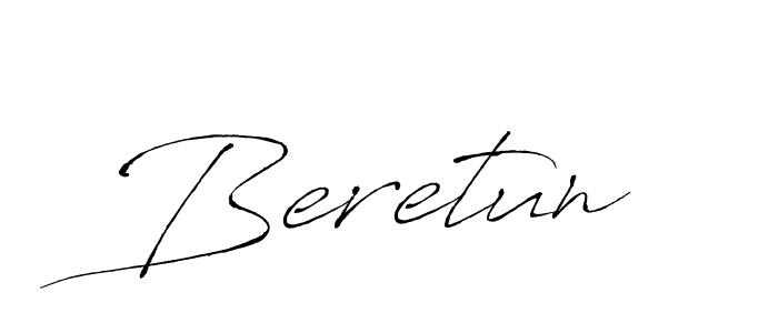 Once you've used our free online signature maker to create your best signature Antro_Vectra style, it's time to enjoy all of the benefits that Beretun name signing documents. Beretun signature style 6 images and pictures png