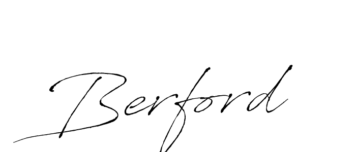 Design your own signature with our free online signature maker. With this signature software, you can create a handwritten (Antro_Vectra) signature for name Berford. Berford signature style 6 images and pictures png