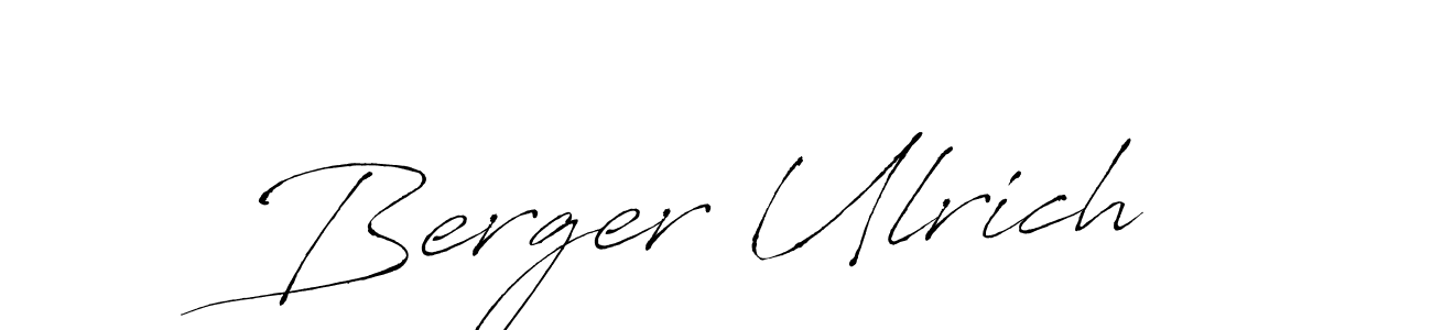 The best way (Antro_Vectra) to make a short signature is to pick only two or three words in your name. The name Berger Ulrich include a total of six letters. For converting this name. Berger Ulrich signature style 6 images and pictures png