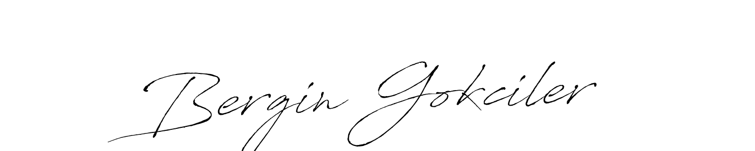 Antro_Vectra is a professional signature style that is perfect for those who want to add a touch of class to their signature. It is also a great choice for those who want to make their signature more unique. Get Bergin Gokciler name to fancy signature for free. Bergin Gokciler signature style 6 images and pictures png