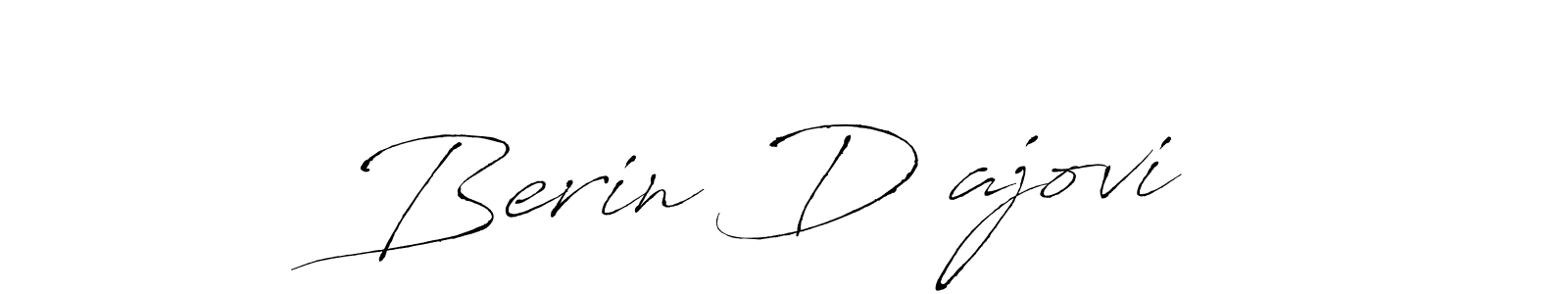 Create a beautiful signature design for name Berin Džajović. With this signature (Antro_Vectra) fonts, you can make a handwritten signature for free. Berin Džajović signature style 6 images and pictures png