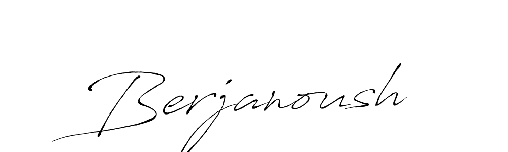 You should practise on your own different ways (Antro_Vectra) to write your name (Berjanoush) in signature. don't let someone else do it for you. Berjanoush signature style 6 images and pictures png