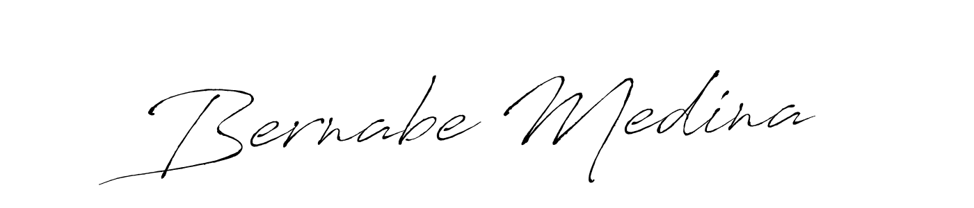 Bernabe Medina stylish signature style. Best Handwritten Sign (Antro_Vectra) for my name. Handwritten Signature Collection Ideas for my name Bernabe Medina. Bernabe Medina signature style 6 images and pictures png