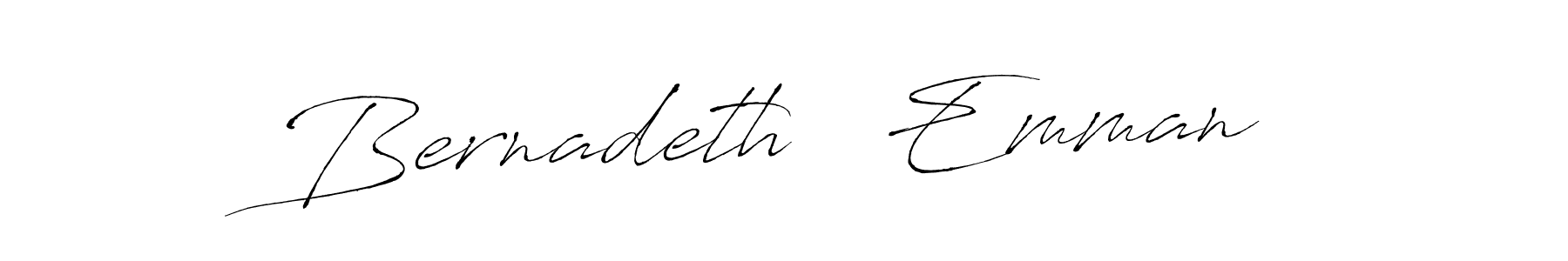 Use a signature maker to create a handwritten signature online. With this signature software, you can design (Antro_Vectra) your own signature for name Bernadeth × Emman. Bernadeth × Emman signature style 6 images and pictures png