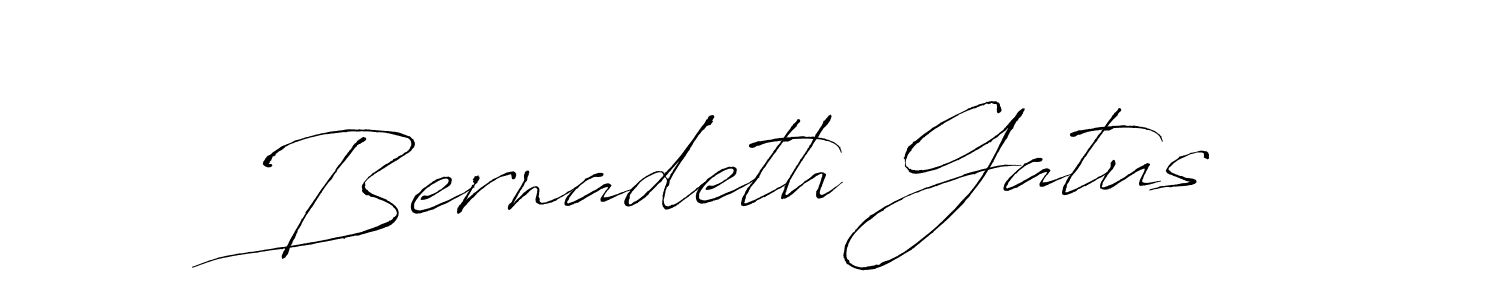 It looks lik you need a new signature style for name Bernadeth Gatus. Design unique handwritten (Antro_Vectra) signature with our free signature maker in just a few clicks. Bernadeth Gatus signature style 6 images and pictures png