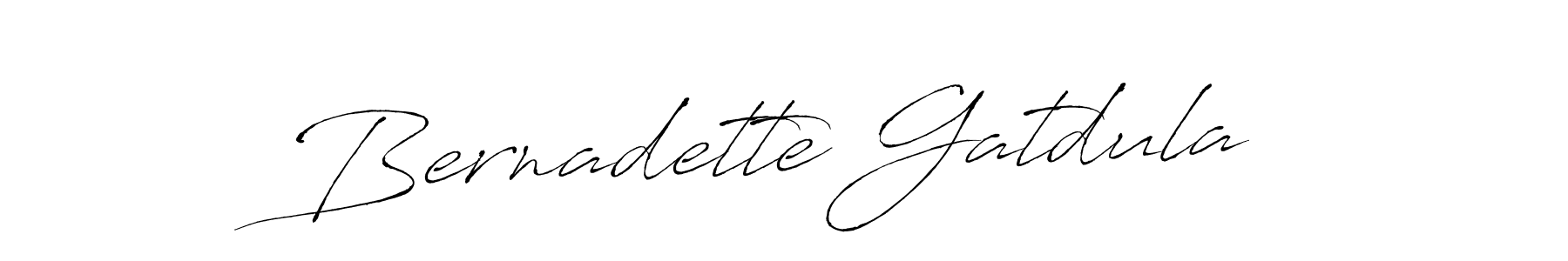 Also we have Bernadette Gatdula name is the best signature style. Create professional handwritten signature collection using Antro_Vectra autograph style. Bernadette Gatdula signature style 6 images and pictures png